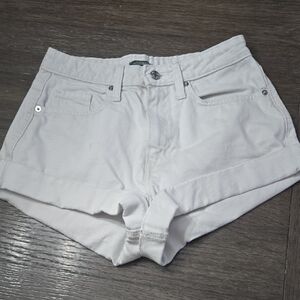 wild fable White Rolled Cuff Denim Shorts